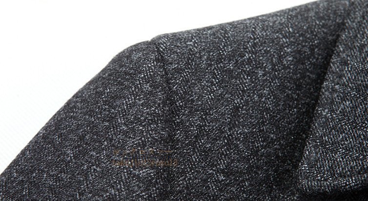 入手困難■新品メンズ ロングコート高品質 ウールコート ステンカラーコート 紳士 ラシャ ジャケット ビジネス 大きいサイズあり グレー M_画像4