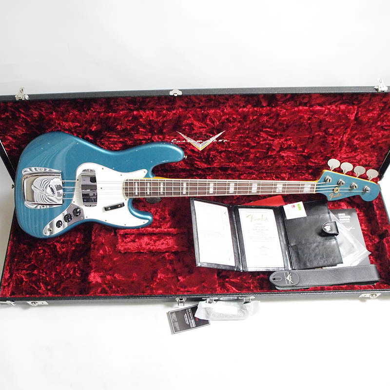 Fender Custom Shop 2021 Limited Edition 1966 Jazz Bass Aged Ocean Turquoise Journeyman Relic [ S/N CZ567140 4.28kg]