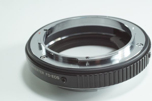 PH032『キレイ』CANON FD-EOS MACRO LENS CONVERTER 純正品 EOS一眼レフカメラにFDマウントマクロレンズを装着するマウントアダプター_画像5