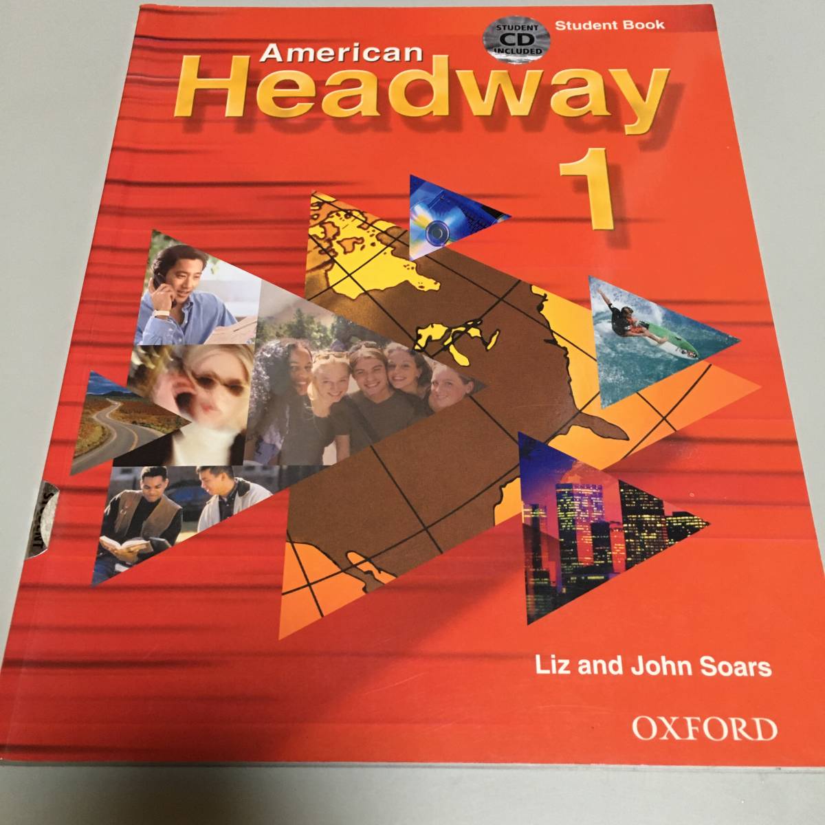 即決　American Headway: Student Book and CD Pack Level１　英語　CD未開封_CDシールに傷有り