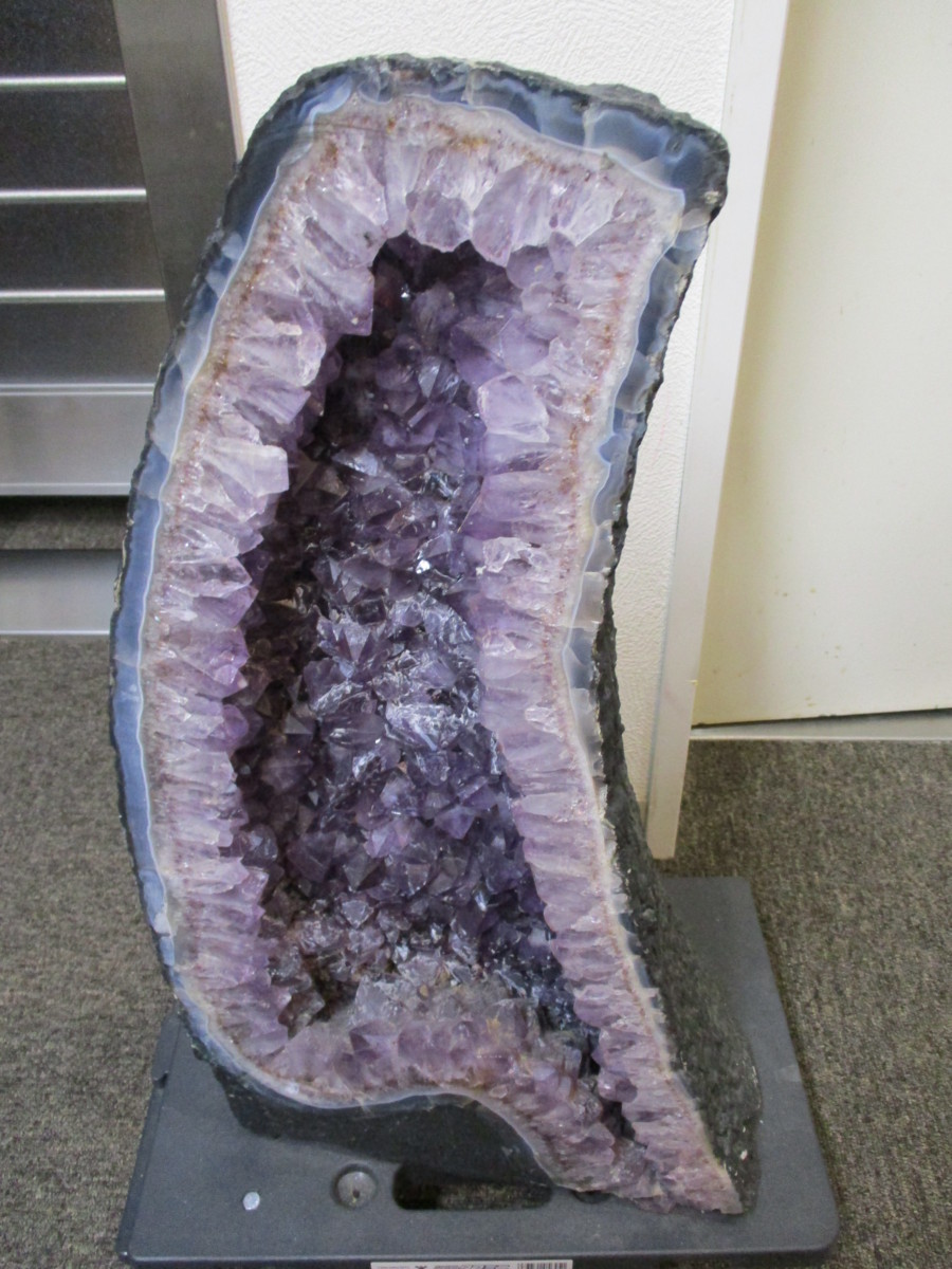 1点物】アメジストドーム 天然水晶 約32.2kg 開運・パワーストーン