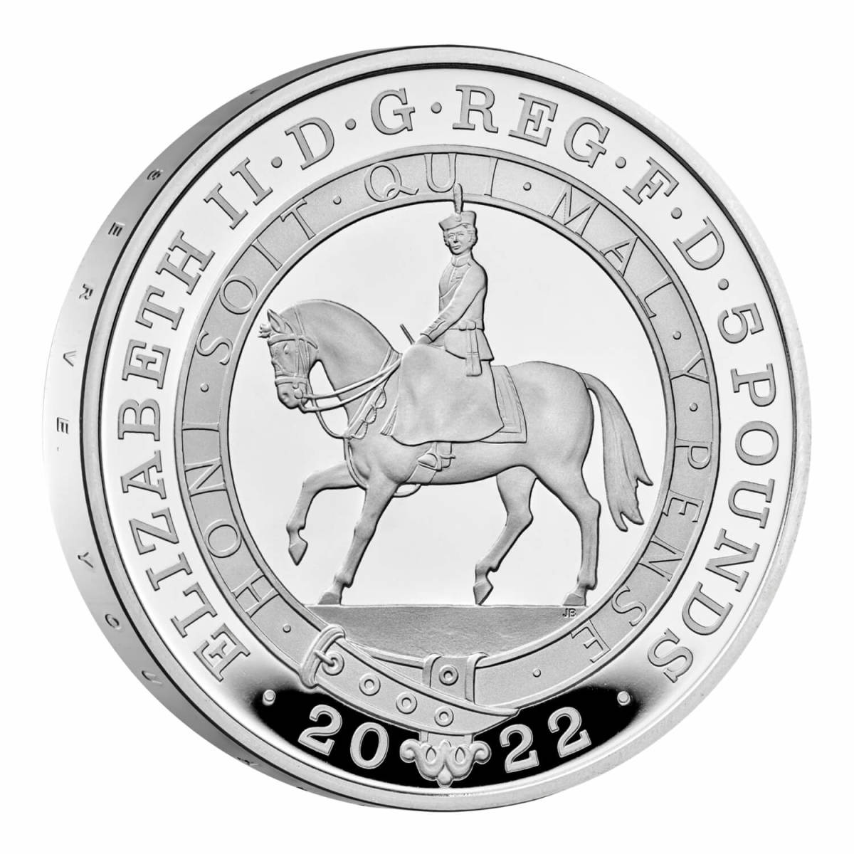 ロイヤルミント プラチナジュビリー 2022 プルーフシルバーコイン 2oz-