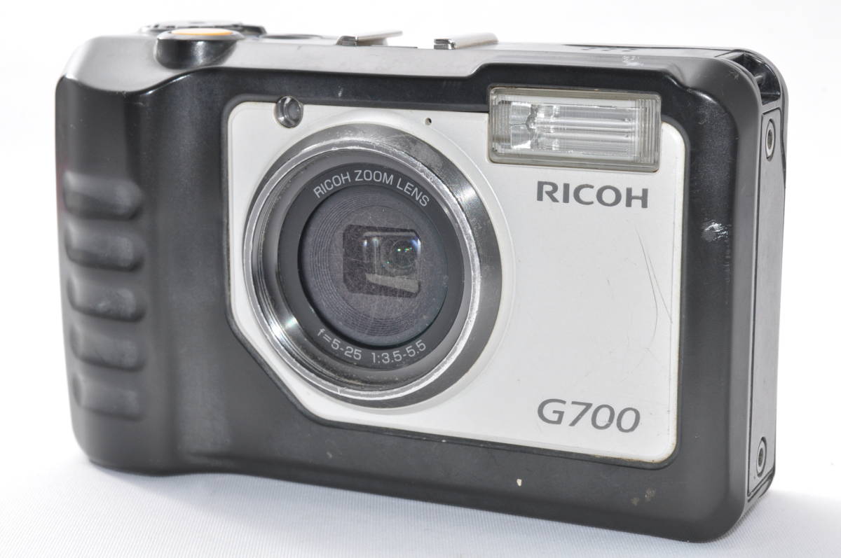 訳あり品・撮影可能 リコー RICOH G700 防水 防塵 耐衝撃 ♯A3297