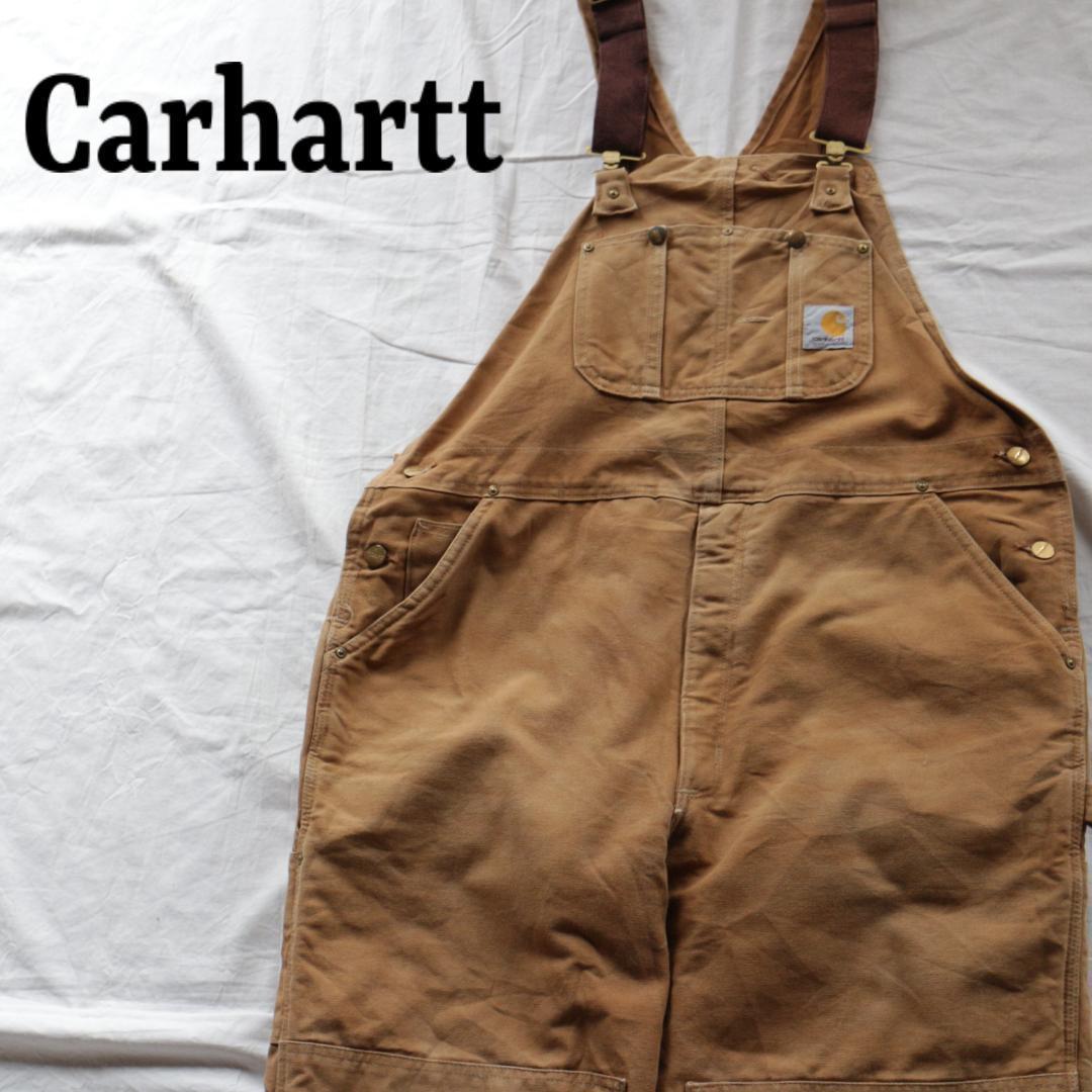 40年代カーハートCARHARTTオーバーオール エプロン付きダブルニー仕様