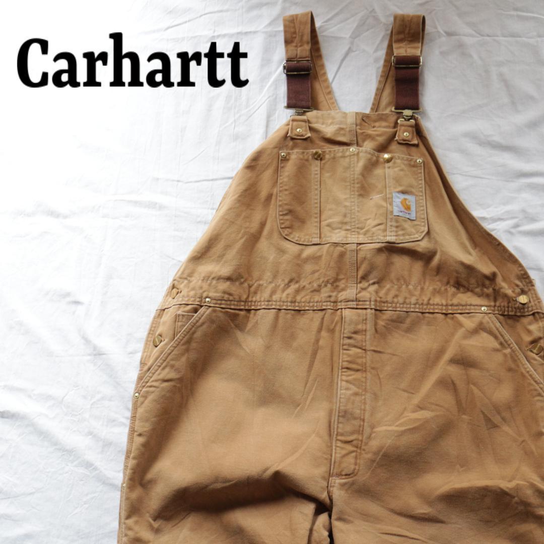 大きい割引 carhartt カーハート オーバーオール 裏キルティング w50