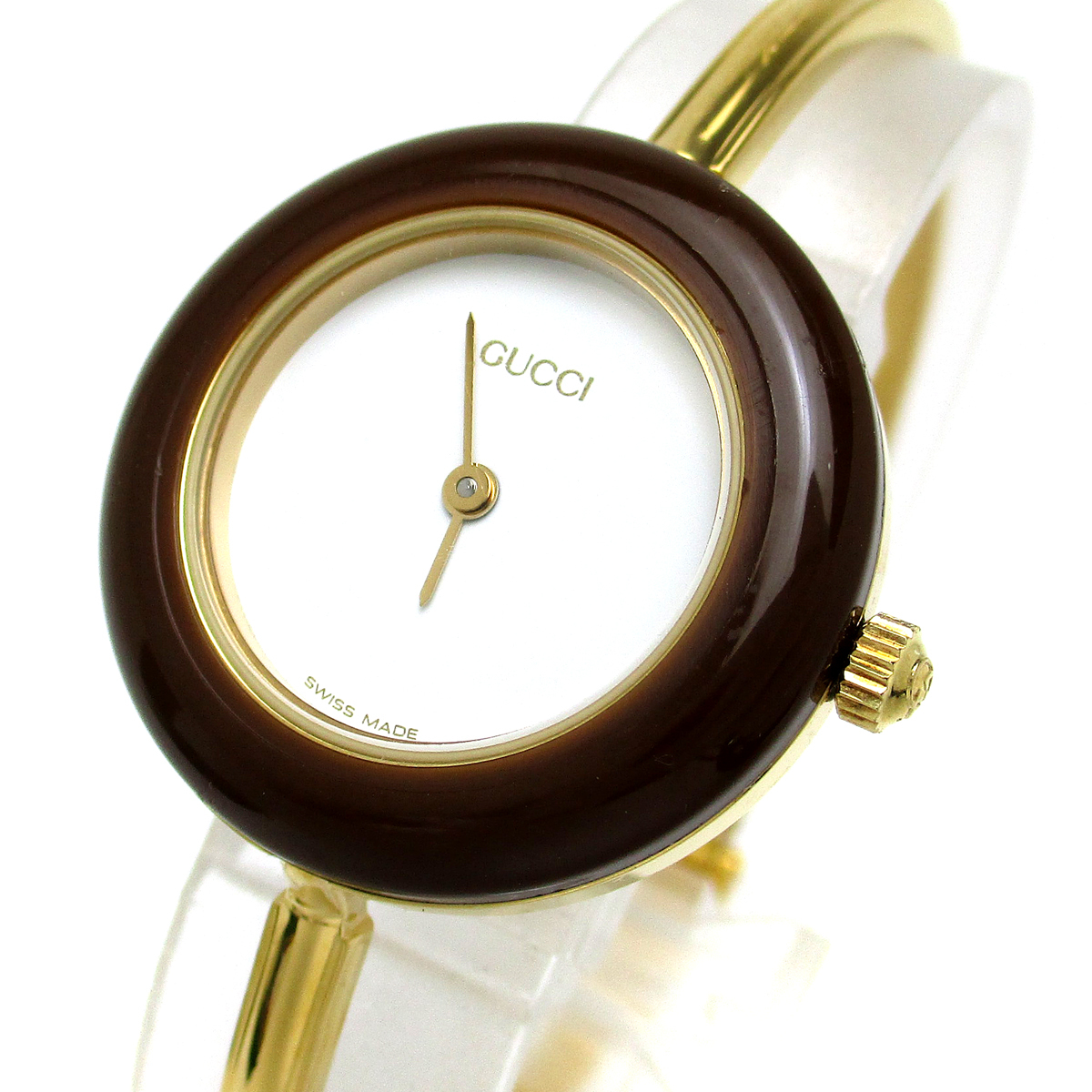 グッチ 時計 ベゼルチェンジ レディース バングル 11/12.2 GUCCI