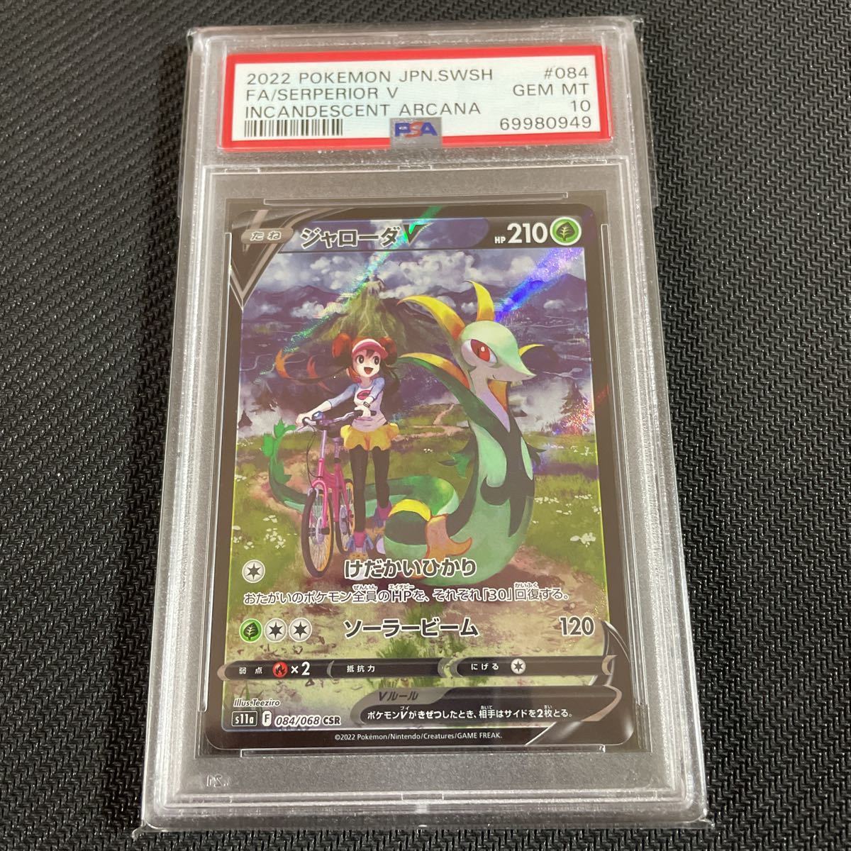 PSA 10 ポケモンカード ジャローダV CSR メイ serperior pokemon card
