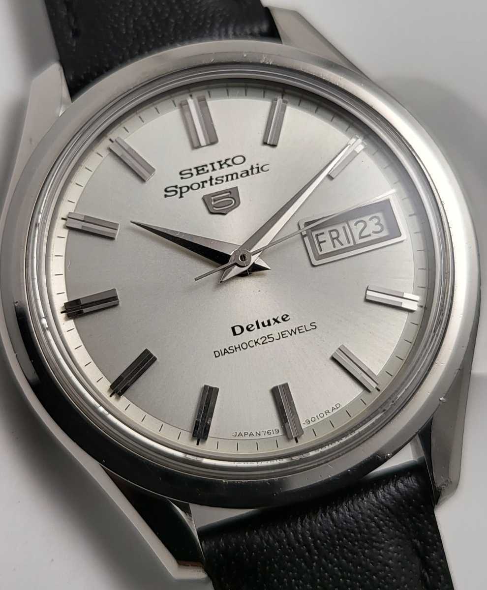 ヤフオク! - 高級品! セイコー 76スポーツマチック“5”デラックス