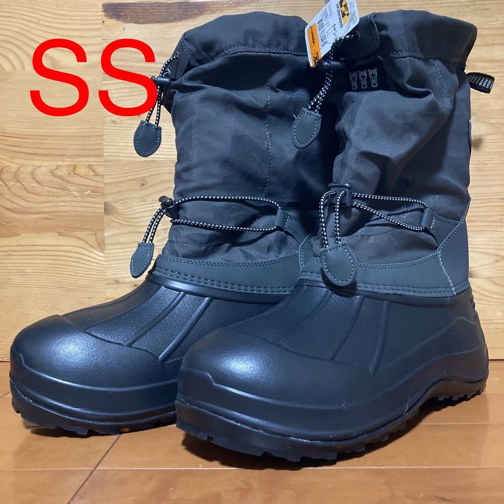 新品 ミツウマ スノーブーツ SS ワークマン 別注 チャコール 新品 ミツウマ スノーブーツ SS ワークマン 別注 チャコール