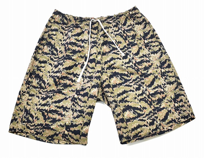 HABANOS （ハバノス） CAMO EASY SHORTS カモイージーショーツ 迷彩ショートパンツ ハーフパンツ HBNS 短パン デジタル MADE IN JAPAN M