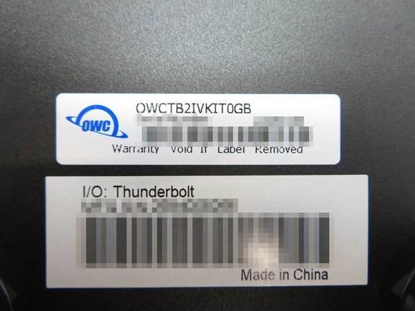 〇OWC ThunderBay 4 【OWCTB2IVKIT0GB/HDD 1TB x 4/Thunderbollt/外付けHDD】の画像5
