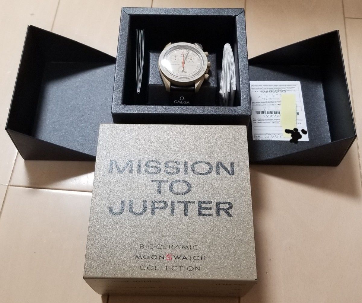 今月購入、新品、未使用 SWATCH × OMEGA Mission to Jupiter 腕時計