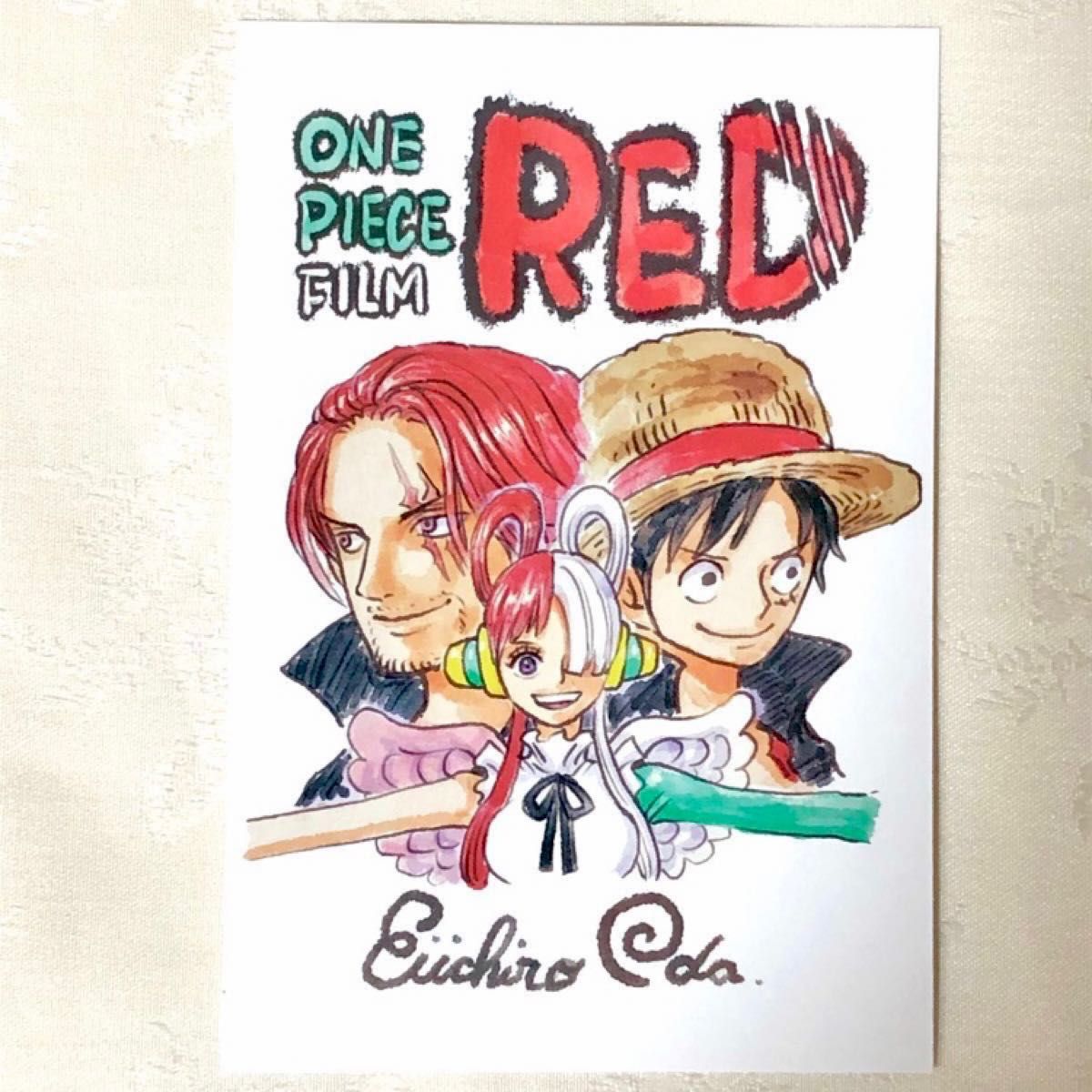 ワンピース フィルムレッド 入場特典 ポストカード 第6弾 劇場版 FILM RED ONEPIECE ワンピ 非売品