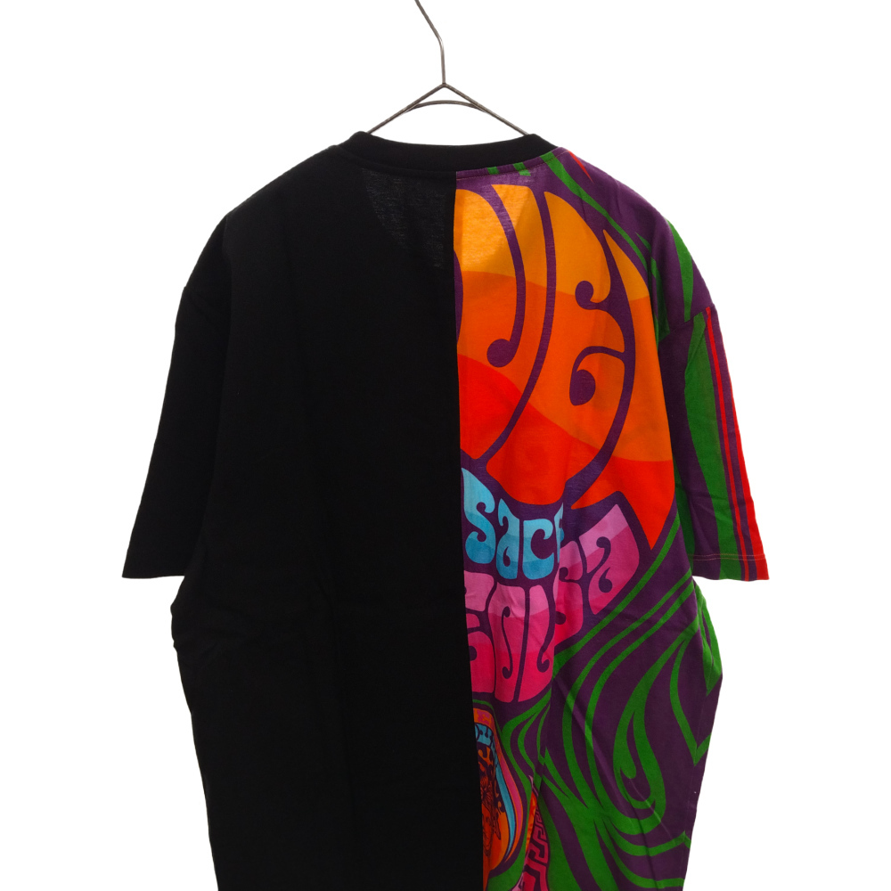 ヴェルサーチ メデューサ ミュージックプリント 半袖Tシャツ カットソー ブラック_画像4