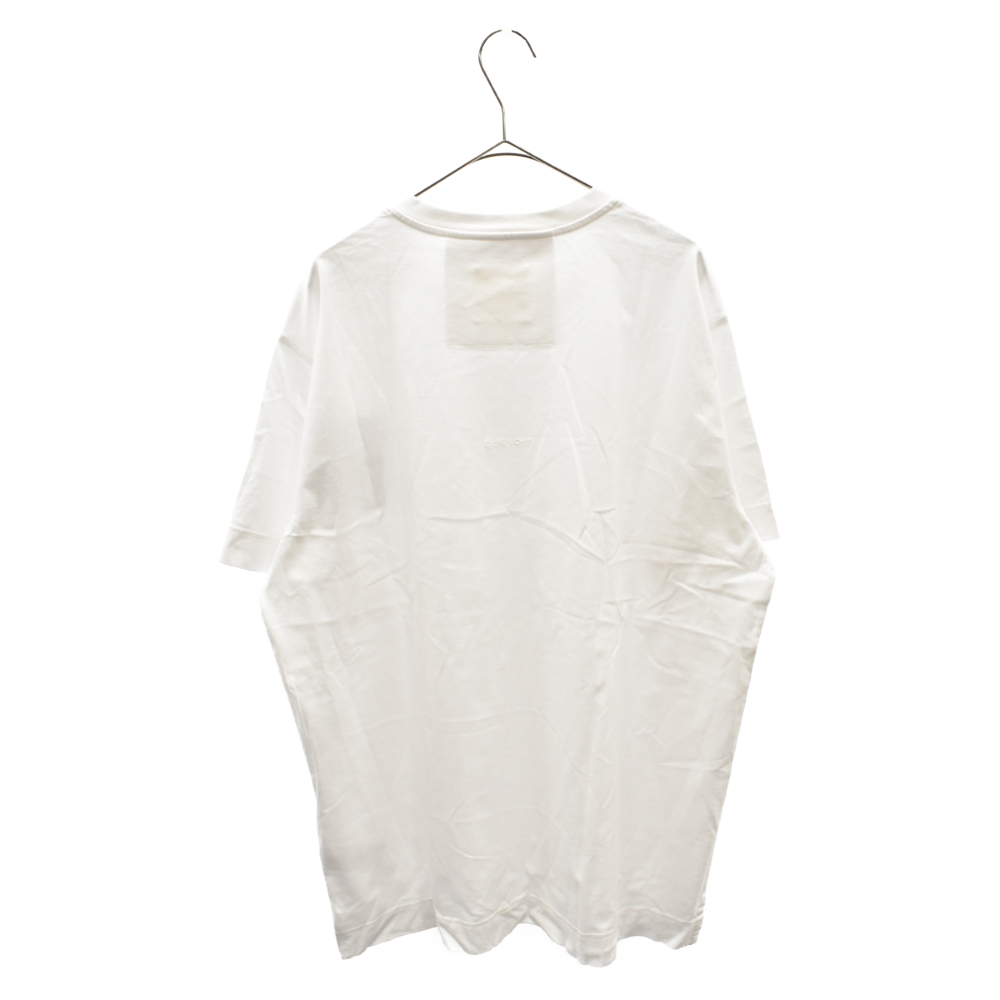 ジバンシィ 22SS 4G ロゴ刺繍 半袖Tシャツ ショートスリーブカットソー BM714R3Y6B ホワイト_画像2