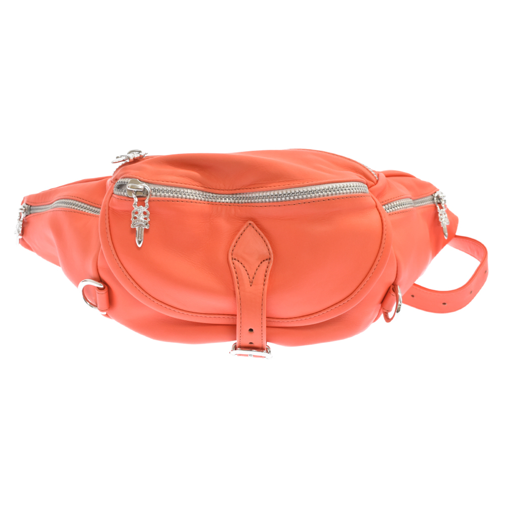  Chrome Hearts #1 SNAT PACKs гайка упаковка Корея ограничение цвет gun sllinger ремень сумка "body" neon orange 