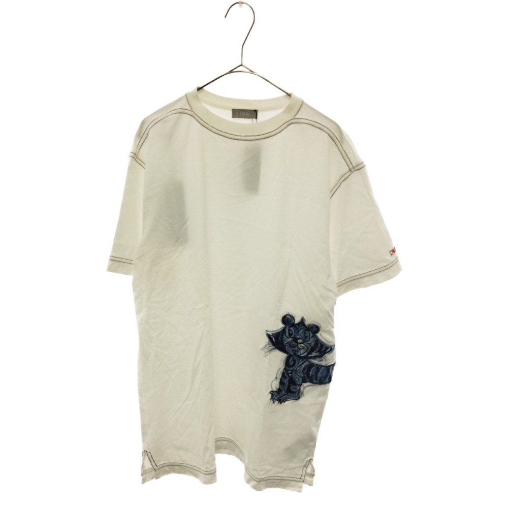 ディオール 22SS×ケニーシャーフ タイガーエンブロイダリー半袖Tシャツ
