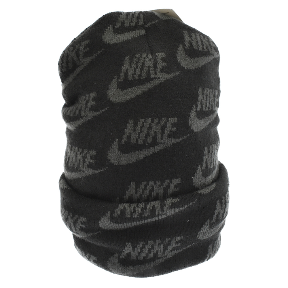 シュプリーム 21SS Supreme Nike Jacquard Logos Beanie Black ニット帽 ブラック_画像2