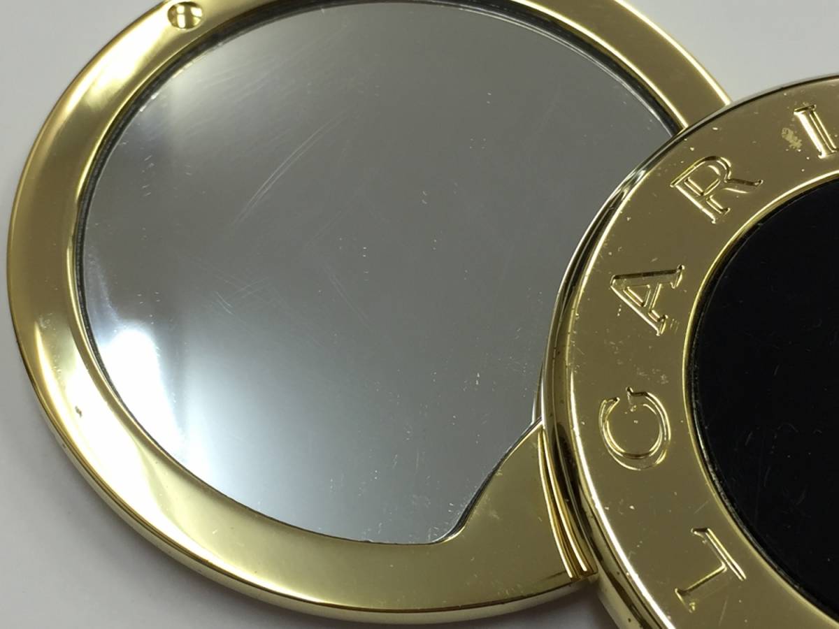 [BVLGARI] compact mirror [ BVLGARY ] scratch . great number equipped mirror mirror hand-mirror sliding mirror compact 