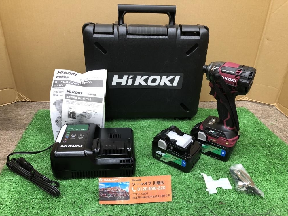 001♪未使用品♪HiKOKI ハイコーキ コードレスインパクトドライバ