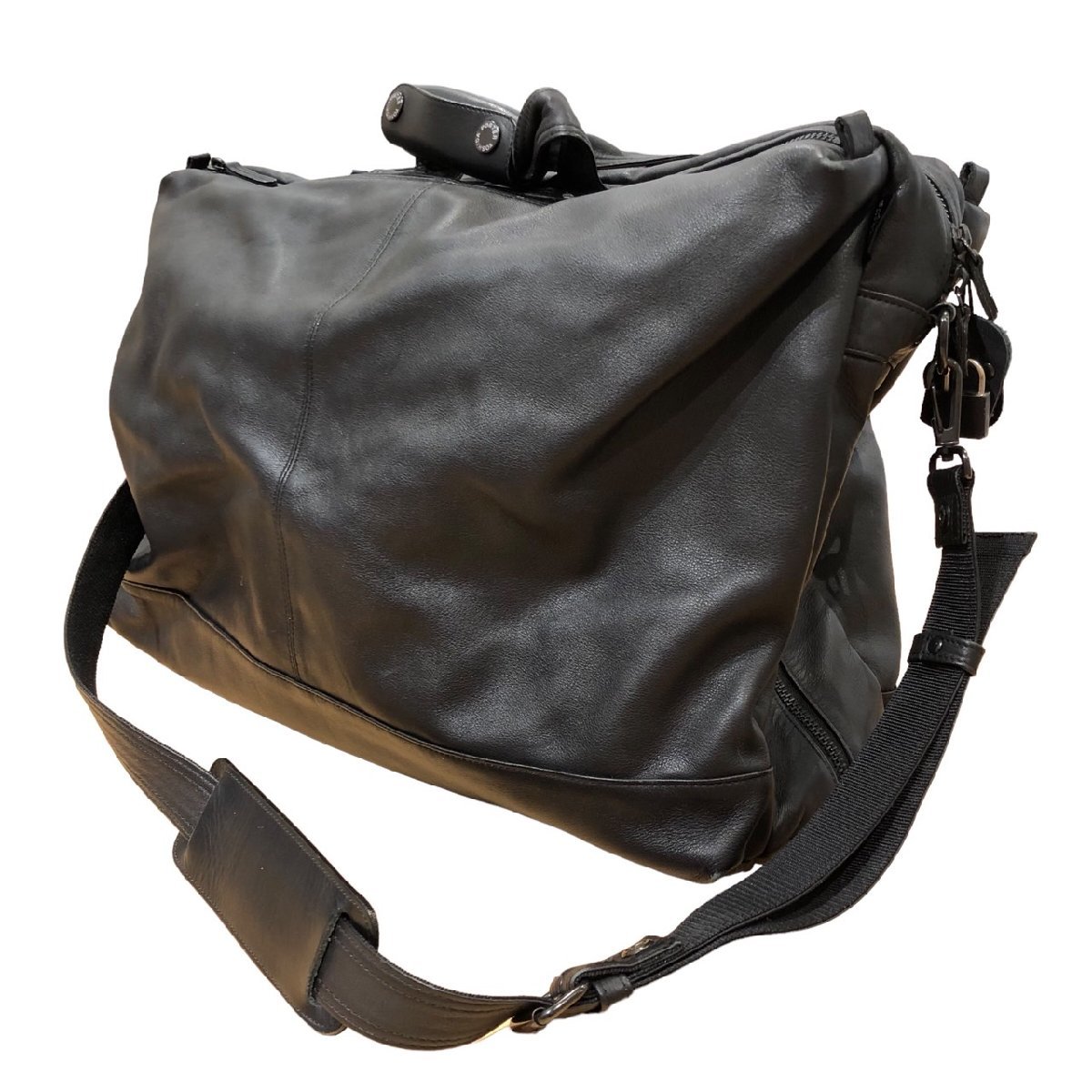 美品 希少☆PORTER ポーター ドネ ボストンバッグ 高級 牛革 本革