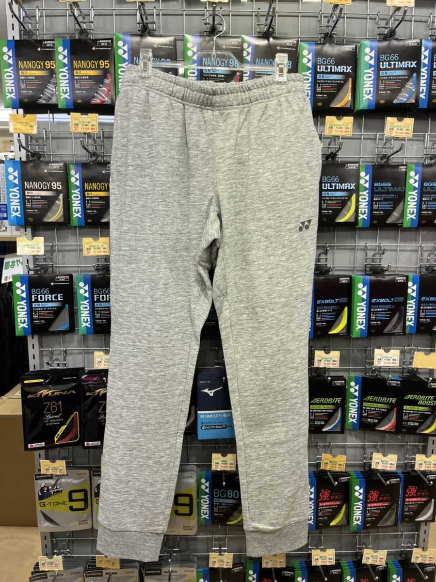 [60125(010) L]YONEX( Yonex ) Uni jogger pants gray size L new goods unused tag attaching badminton tennis regular price 7700 jpy 