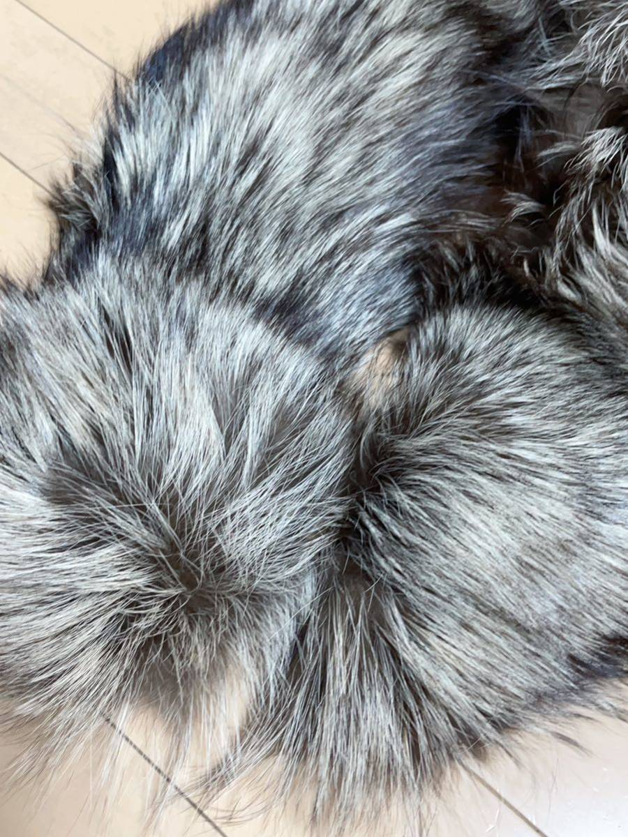 Q069 美品 サガ フォックス SAGA FOX ショール ファー 和装 洋装 ティペット ストール 毛皮 _画像3