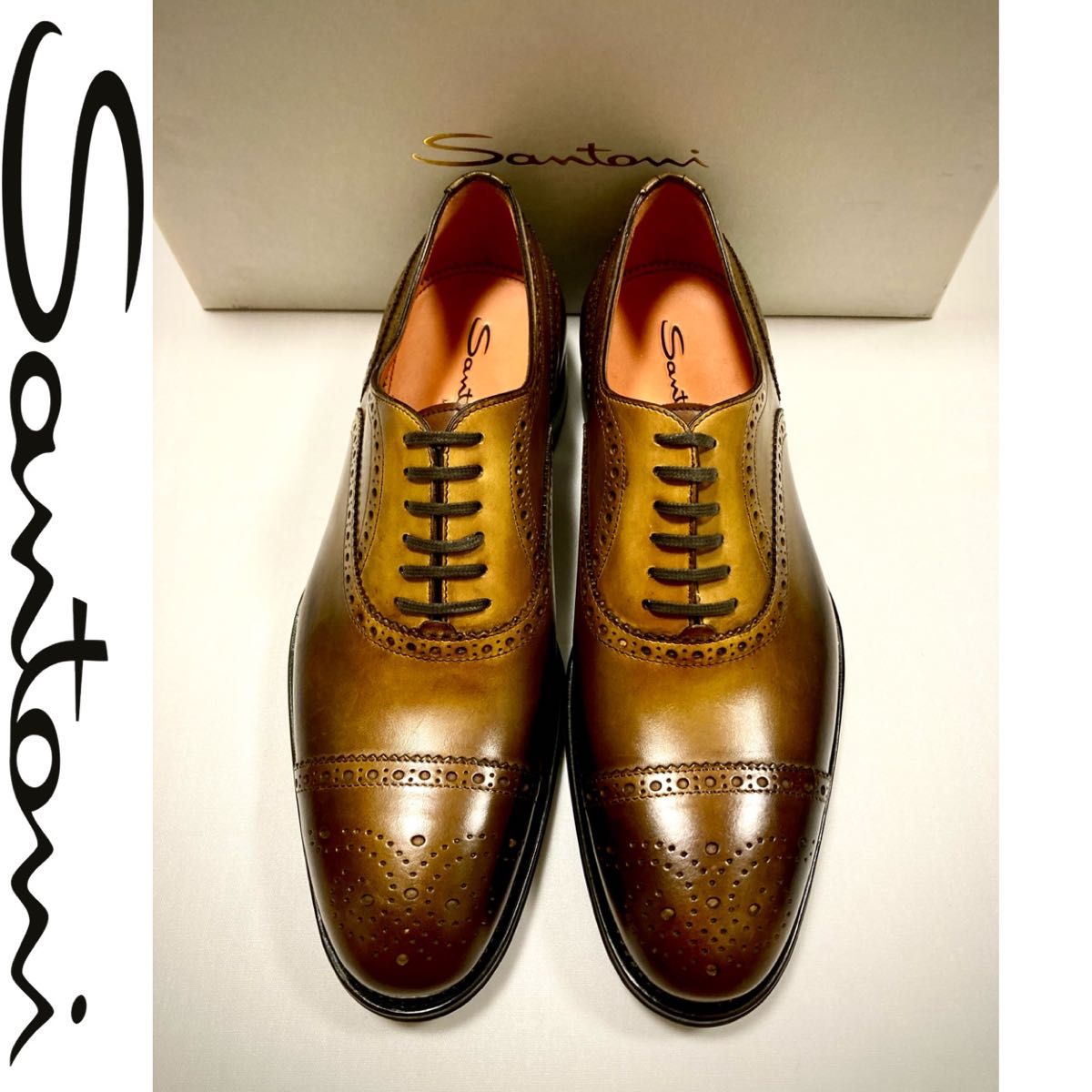 新品未使用 SANTONI サントーニ 最高級ライン18.8万円 パティーヌ