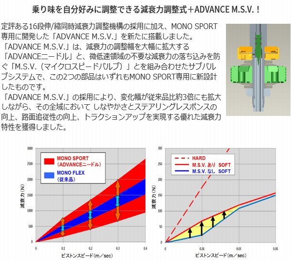 TEIN テイン 車高調 MONO SPORT (モノスポーツ) シビック EK3 (VTI/RI)(FF 1995.09-2000.08) (GSH00-71SS1)_画像3