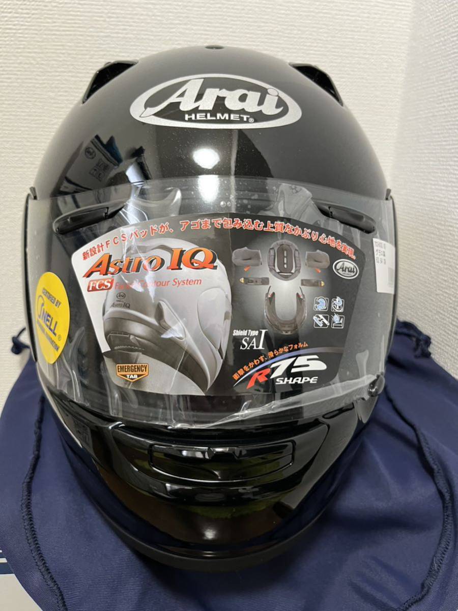 超目玉】 フルフェイス ARAI ASTRO IQ M シルバー オートバイ バイク