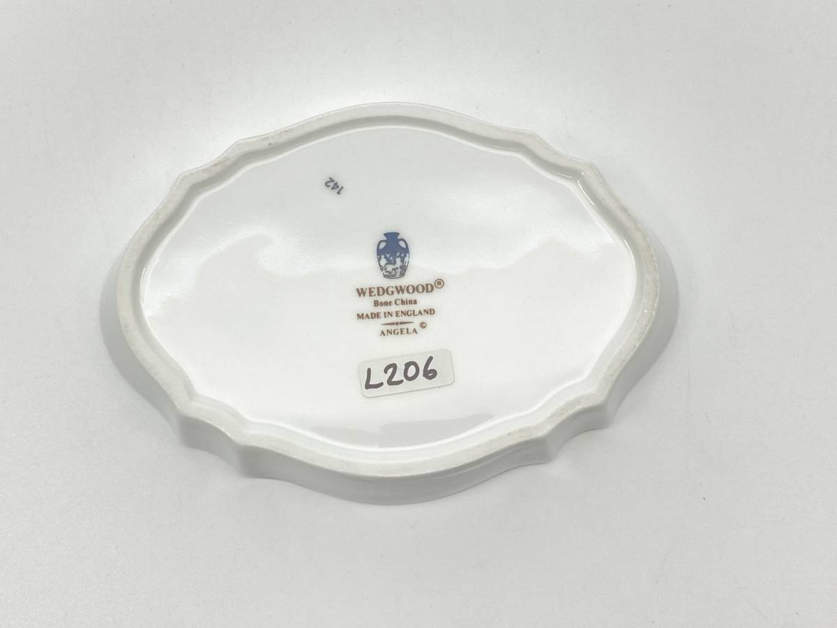 WEDGWOOD ウェッジウッド ANGELA Small Silver Tray アンジェラ 小 シルバー トレイ *L206_画像10