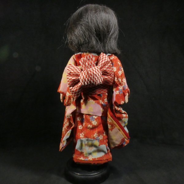 【 恵 #0054 】 市松人形 身長約37cm 可愛らしい女の子 日本人形_画像9