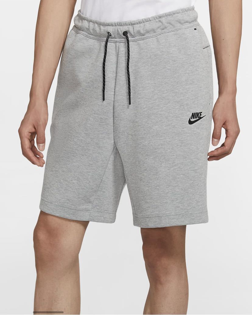 ☆新品 国内正規品 NIKE TECH FLEECE SHORT CU4504-063 XLサイズ GREY ナイキ テックフリース ショートパンツ ハーフパンツ グレー