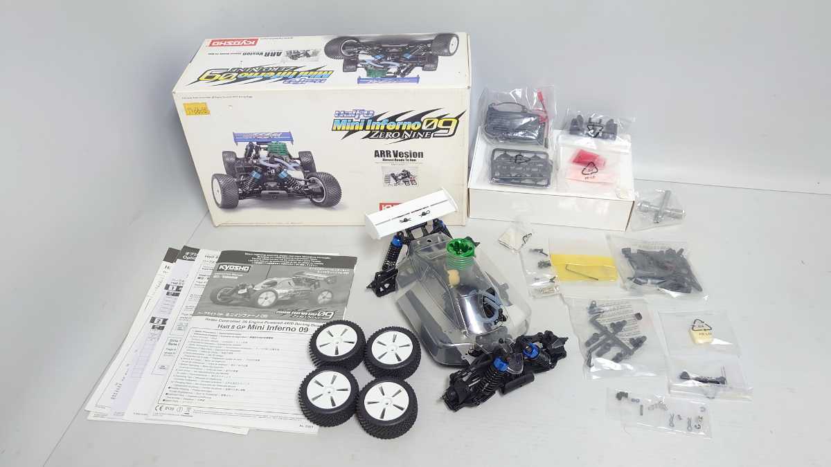 ヤフオク! - 未走行 京商 エンジン RC ミニインファーノ 09