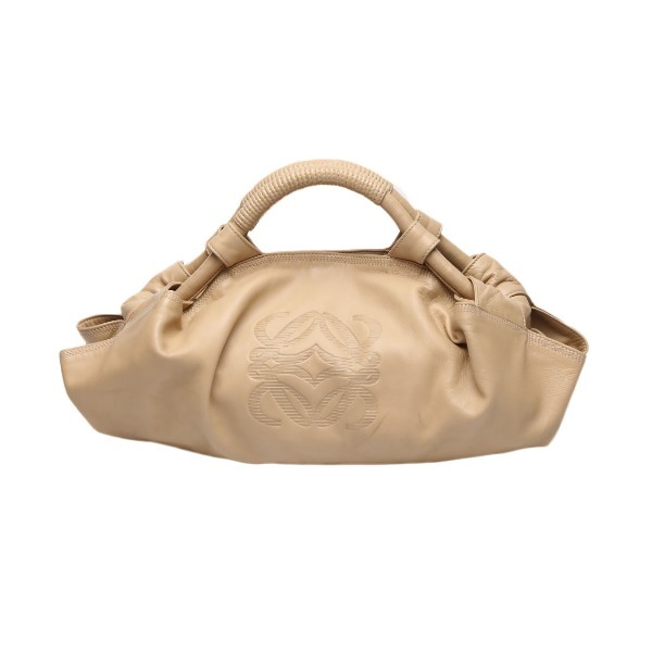 ロエベ ハンドバッグ ナッパアイレ レザー 軽量 LOEWE ベージュ