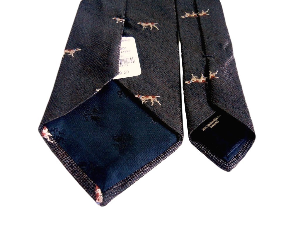 新品【送料無料】ブルックスブラザーズ Brooks Brothers ブラウン ハウンドドッグ シルク ネクタイ 茶色 Hound Dopg Tie Silk 100% 米国製_共通・別の画像を使っています。