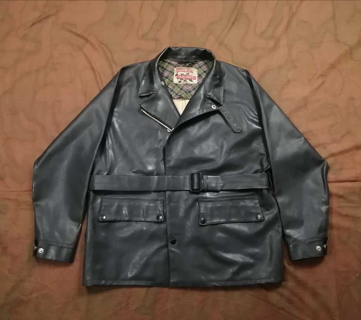 50s Belstaff Black Prince PVCジャケット-