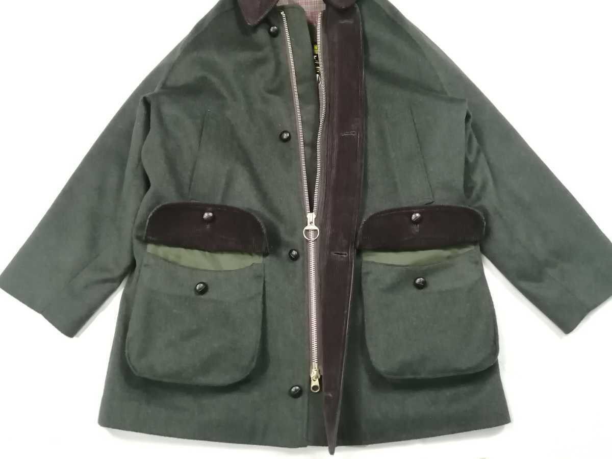 デッドストック級　90s Barbour Loden Jacket　c42 バブアー　バブアー　ローデン wool_画像7