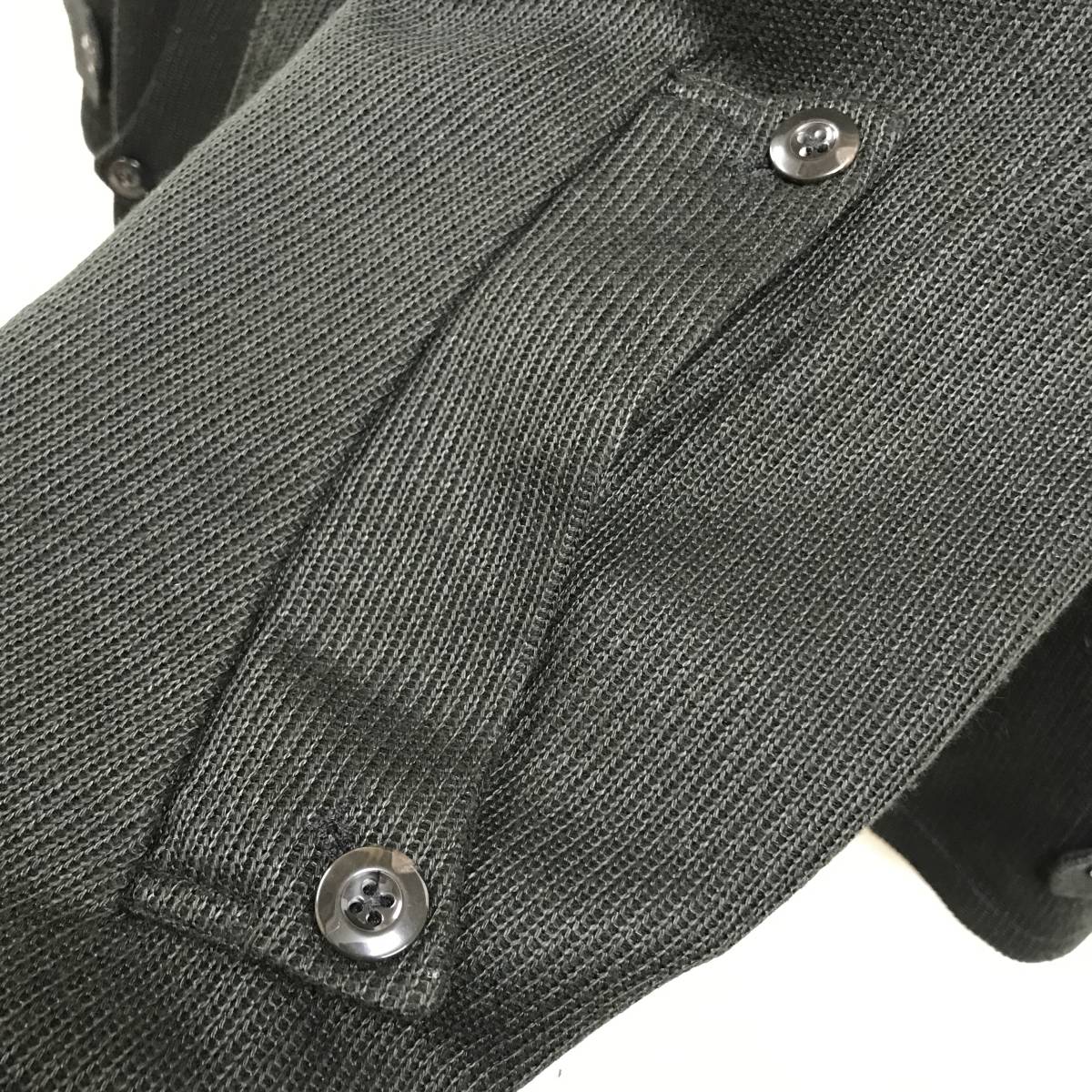 未使用 /LL/ Allowed to Unfold ブラック ジャケット 長袖 ポケット ボタン タグ カジュアル メンズ レディース アウトドア アンフォールド_画像7