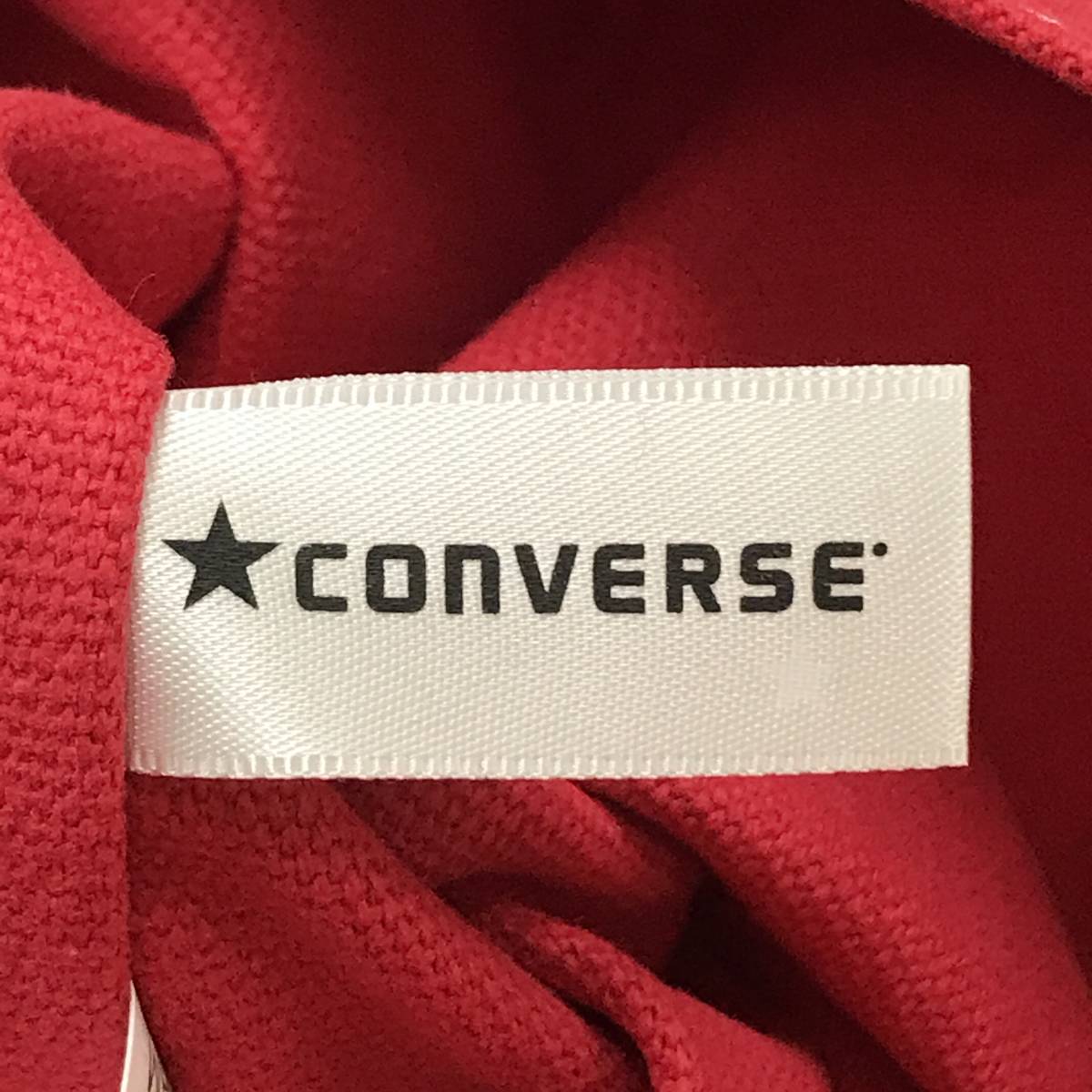  unused CONVERSE red shoulder bag A4 tag casual men's lady's tote bag simple the best size feeling red new standard Converse 