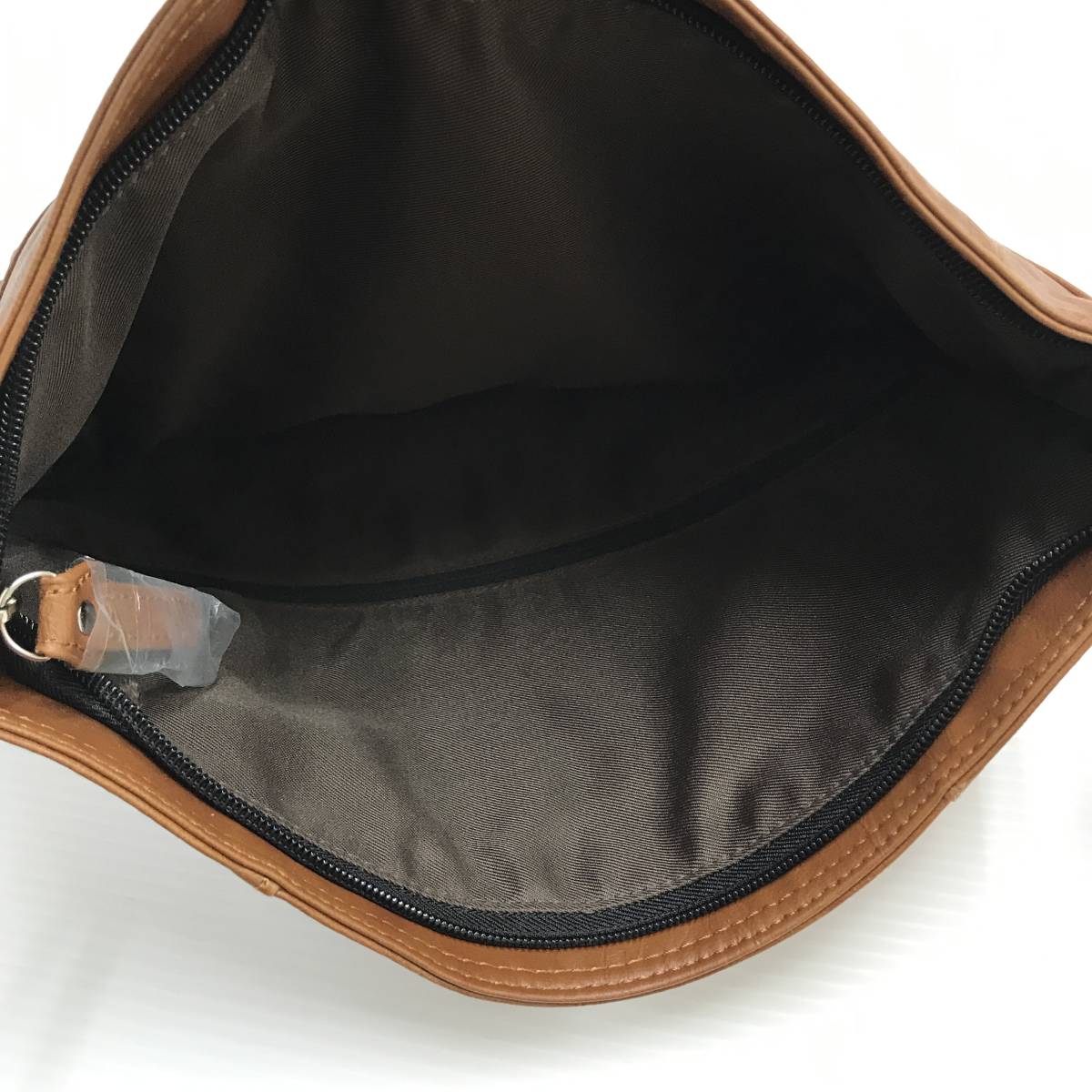  unused goods TRICKSTER Brown shoulder bag BELTRE belt re casual men's lady's adult playing heart clutch bag Trick Star 