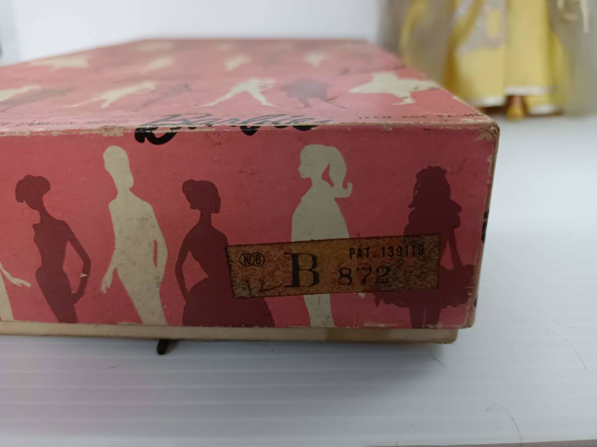 QAZ11036★Barbie Teen Age Fashion Model バービー人形 ピンクシルエット ボックス 箱あり 当時物 貴重 希少 レア 現状品の画像5
