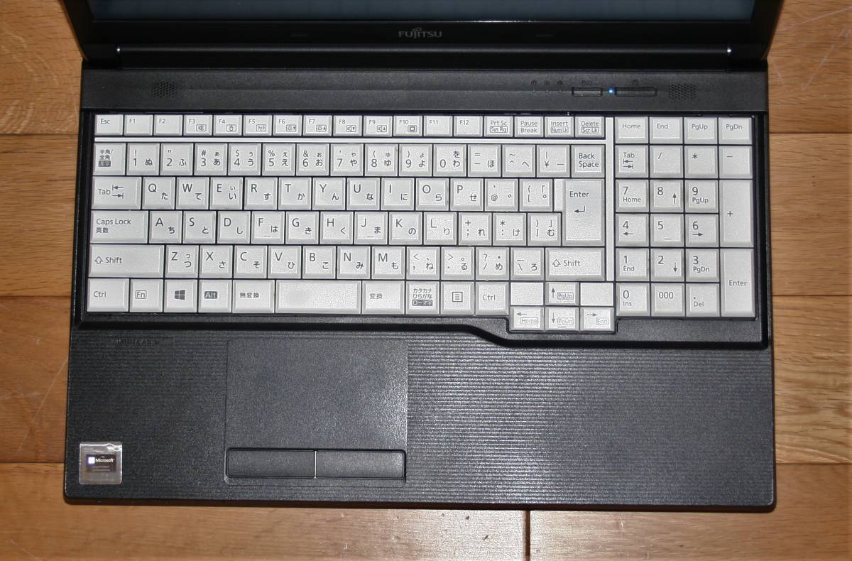★富士通 A577/P Win11 第七世代高性能Core i5-7200U SSD256GB メモリ8GB Wi-Fi Bluetooth テンキー付き ★ オフィス365 ProPlus他 5