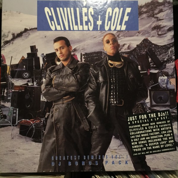 Clivills & Cole / Greatest Remixes Vol. 1 (DJ Bonus Pack) 1枚欠け　特価_画像1