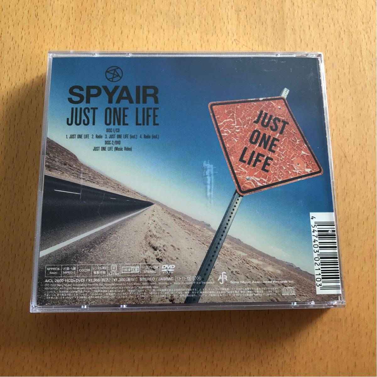 ヤフオク Spyair Just One Life 初回限定盤cd Dvd 美品 93