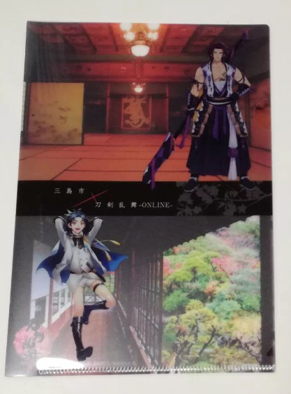  Touken Ranbu Mishima city collaboration clear file .. cut futoshi hand drum bell ... Chan postage 164 jpy or 510 jpy 