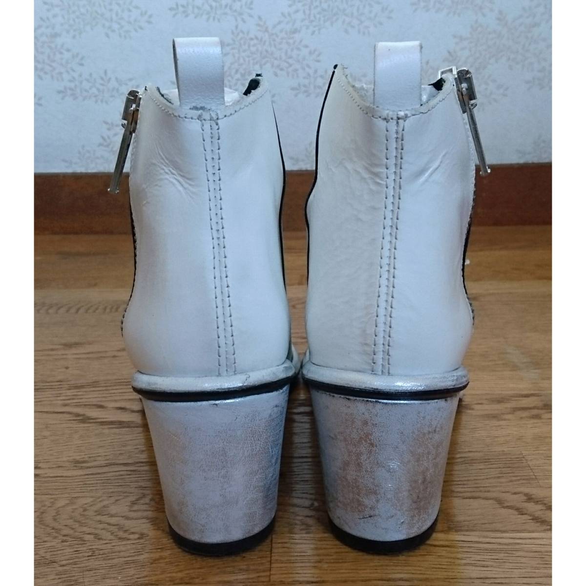 miista ошибка ta ботинки короткие сапоги лодыжка ботинки белый серебряный 38 обувь обувь импортированный автомобиль import белый серебряный краска повреждение обработка 