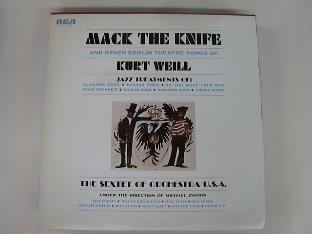 LP/The Sextet Of Orchestra U.S.A. /Mack The Knife/ビクター RCA/RGP-1060/Japan/1973_画像1