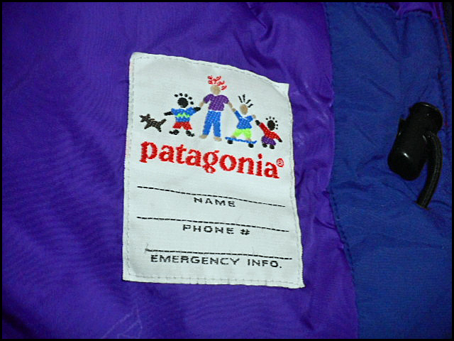 ★GOODコンディションの1着★94年製Patagoniaパタゴニアビンテージ中綿ダウンジャケットアウトドアジャケット90s90年代Kid's14キッズサイズ_画像8
