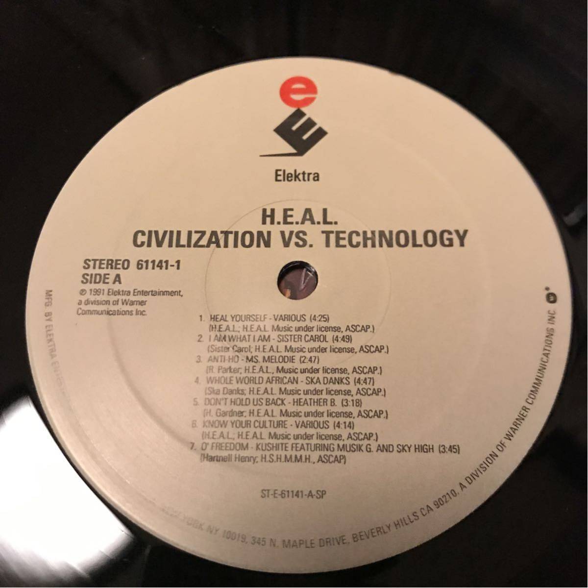 H.E.A.L / CIVIZATION TECHNOLOGY レコード アルバム ダンサー受けバッチリ_画像3